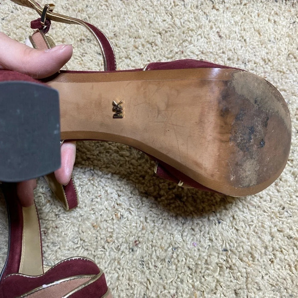 Michael Kors suede platform heels size 9 - Picture 4 of 8